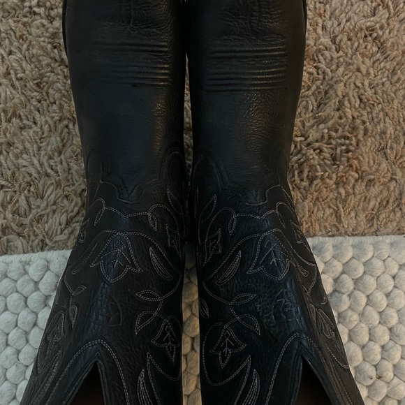 Black Ariat Heritage R Toe Western boots size 8 style# 10001037(15770) - Picture 6 of 12